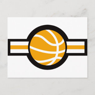 Basketball-Landebahn Postkarte