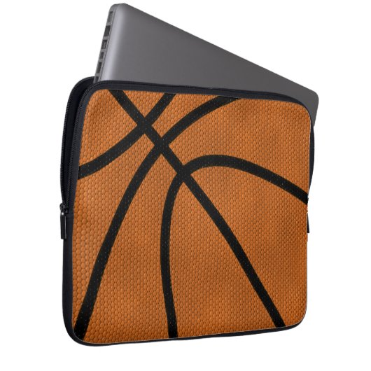 Basketball Laptopschutzhülle (Vorne Rechts)
