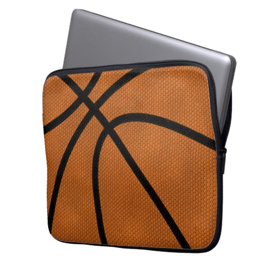 Basketball Laptopschutzhülle (Vorderseite Links)