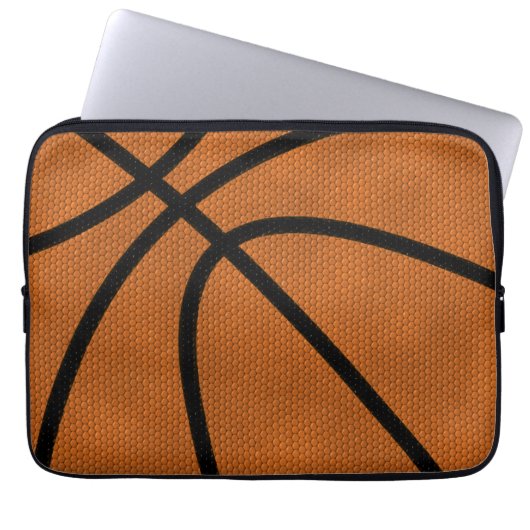 Basketball Laptopschutzhülle (Vorderseite)