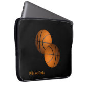 Basketball Laptopschutzhülle (Vorne Rechts)