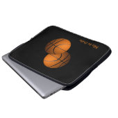 Basketball Laptopschutzhülle (Vorne Knopf)