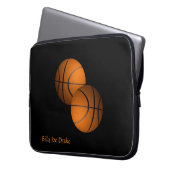 Basketball Laptopschutzhülle (Vorderseite Links)