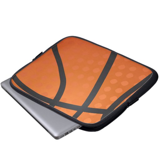 Basketball Laptopschutzhülle (Vorne Knopf)