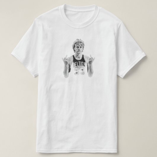 Basketball Larry Bird T-Shirt  (Design vorne)
