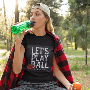 Basketball Lasse Ball spielen Geboren, um Sport zu T-Shirt