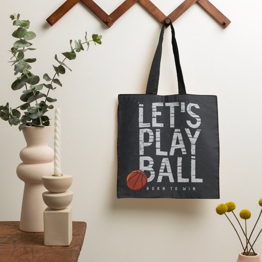 Basketball Lasse Ball spielen Geboren, um Sport zu Tasche