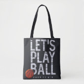 Basketball Lasse Ball spielen Geboren, um Sport zu Tasche (Vorderseite)