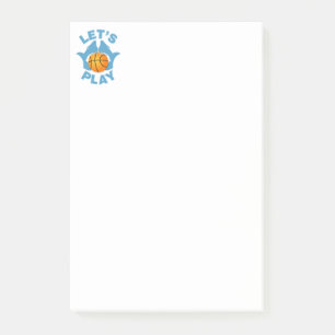 Basketball lassend post-it klebezettel
