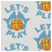 Basketball lassend stoff (Nahaufnahme)