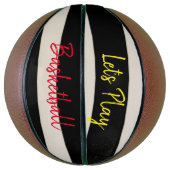 Basketball Lasst uns Basketballstreifen spielen (Vertikal)