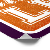 Basketball League Vintage Poster (Ecke)