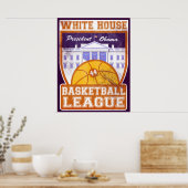 Basketball League Vintage Poster (Küche)