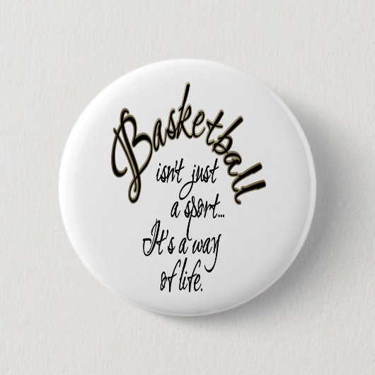 Basketball-Leben Button (Vorderseite)