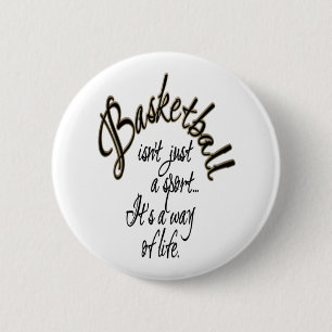 Basketball-Leben Button