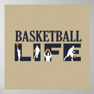 Basketball-Leben Poster