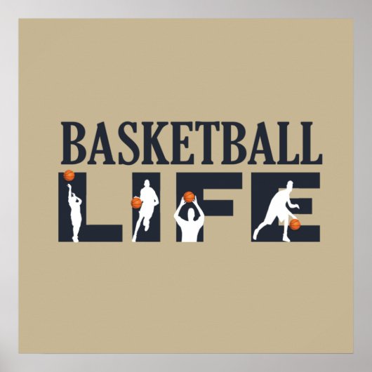 Basketball-Leben Poster (Vorne)