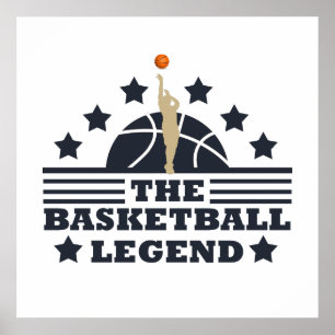 Basketball-Legende Poster