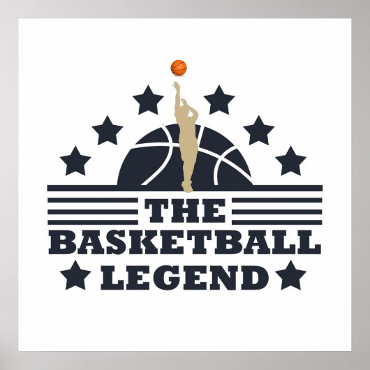 Basketball-Legende Poster (Vorne)