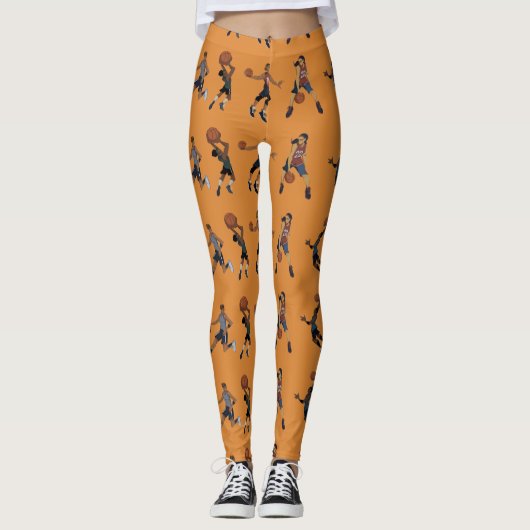 Basketball Leggings (Vorderseite)