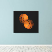 Basketball Leinwanddruck (Insitu (Holzboden))