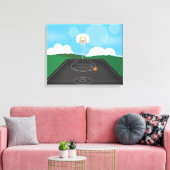 Basketball Leinwanddruck (Insitu (Wohnzimmer))