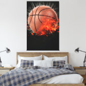 Basketball Leinwanddruck (Insitu (Schlafzimmer))