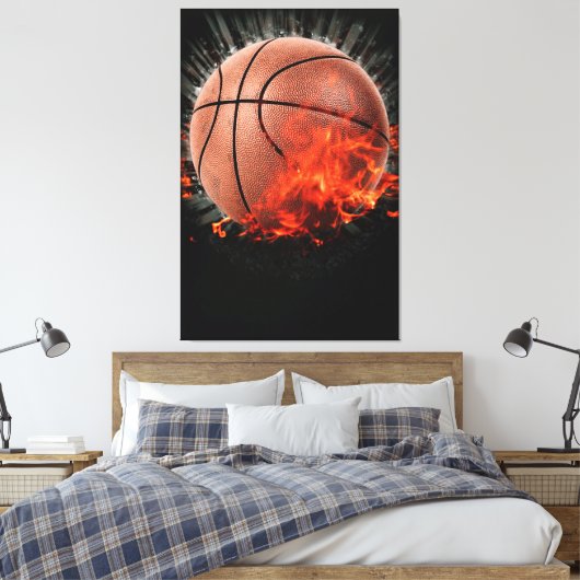 Basketball Leinwanddruck (Insitu (Schlafzimmer))