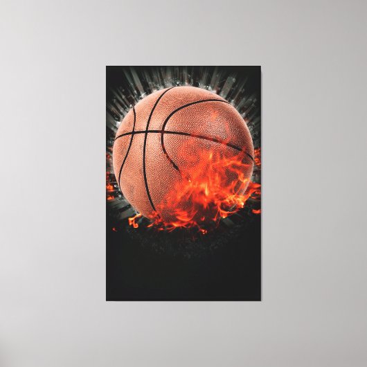 Basketball Leinwanddruck (Vorderseite)