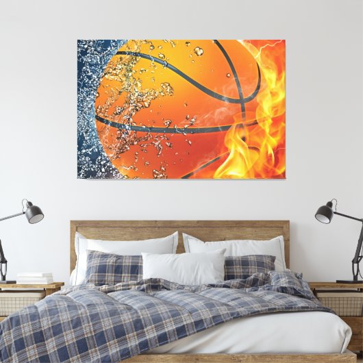 Basketball Leinwanddruck (Insitu (Schlafzimmer))