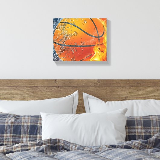 Basketball Leinwanddruck (Insitu (Schlafzimmer))