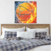 Basketball Leinwanddruck (Insitu (Schlafzimmer))