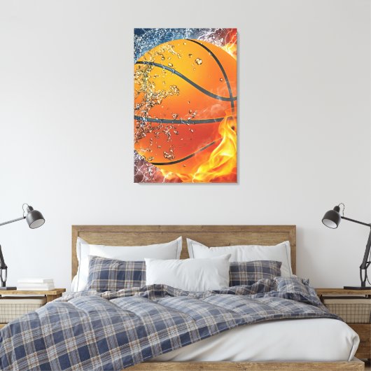 Basketball Leinwanddruck (Insitu (Schlafzimmer))