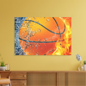 Basketball Leinwanddruck (Insitu (Wohnzimmer))