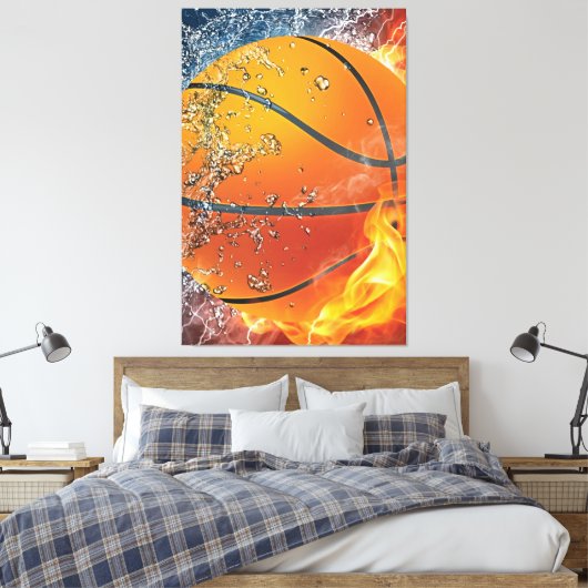 Basketball Leinwanddruck (Insitu (Schlafzimmer))