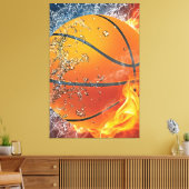 Basketball Leinwanddruck (Insitu (Wohnzimmer))