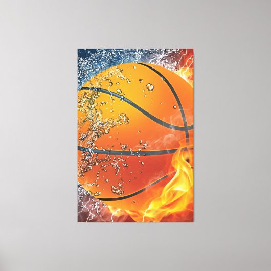 Basketball Leinwanddruck (Vorderseite)