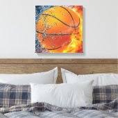 Basketball Leinwanddruck (Insitu (Schlafzimmer))