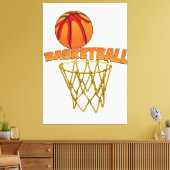 Basketball Leinwanddruck (Insitu (Wohnzimmer))