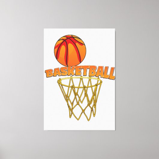 Basketball Leinwanddruck (Vorderseite)