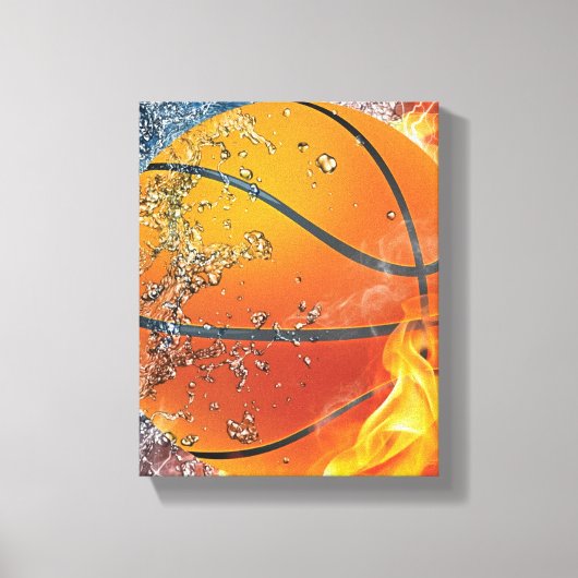 Basketball Leinwanddruck (Vorderseite)