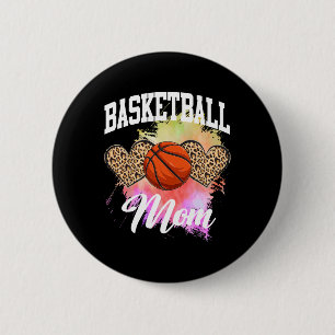 Basketball Leopard gefärbte Krawatte Basketball Ma Button