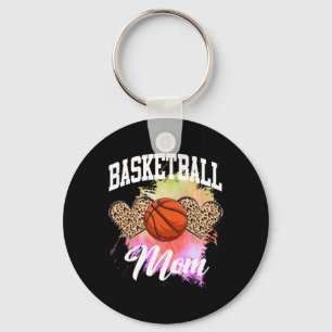 Basketball Leopard gefärbte Krawatte Basketball Ma Schlüsselanhänger