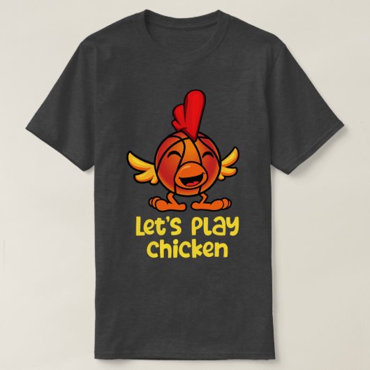 Basketball Letis Spielhähnchen T-Shirt (Design vorne)