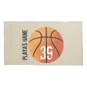 Basketball-Leuchtkissengehäuse Kissenbezug (Rückseite)