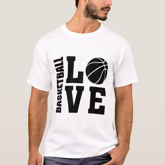 Basketball-Liebe, Basketball T-Shirt (Vorderseite)
