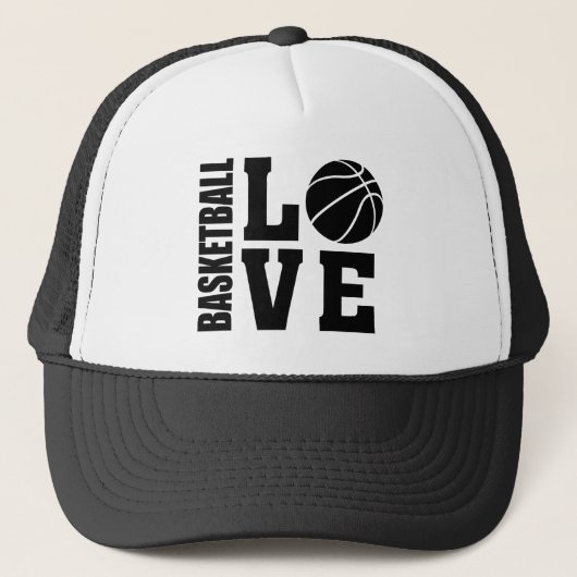 Basketball-Liebe, Basketball Truckerkappe (Vorderseite)