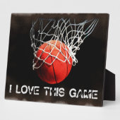 Basketball Liebe Fotoplatte (Seite)