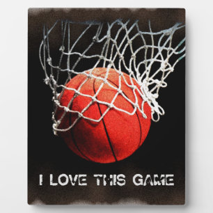 Basketball Liebe Fotoplatte