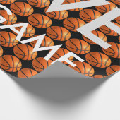 Basketball-Liebe Geschenkpapier (Ecke)